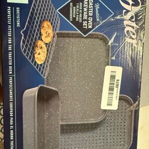 Greystone 4-Piece Nonstick Carbon Steel Toaster Oven Bakeware Set – Compact Spec